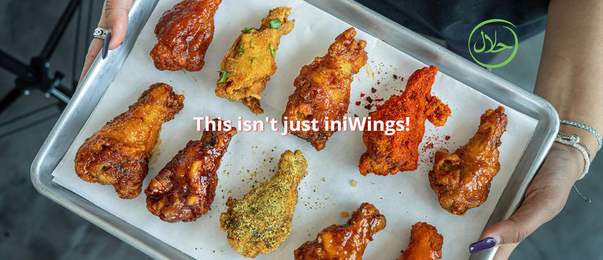 iniWings 100 Halal Chicken Wings and Tenders